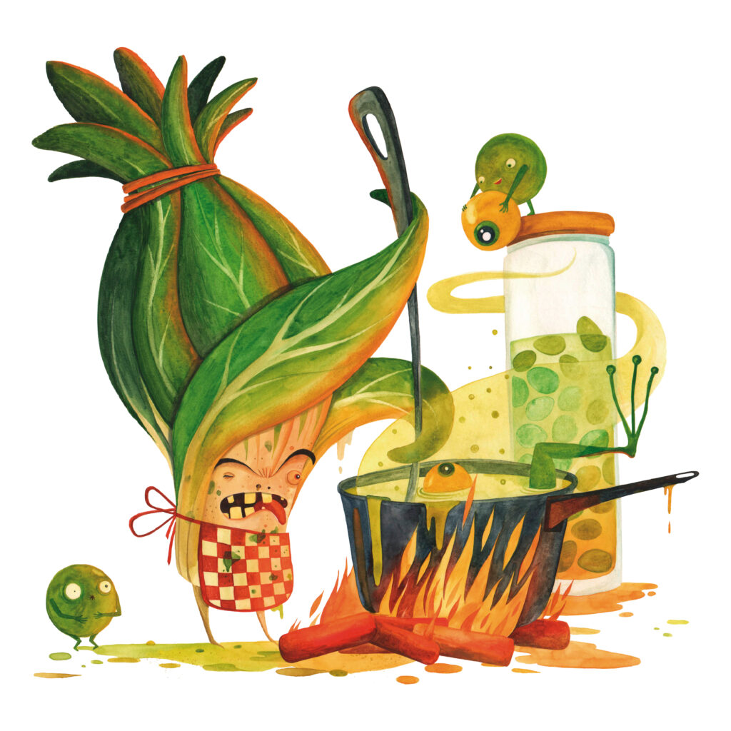 LA REBELION DE LAS VERDURAS ACELGAS