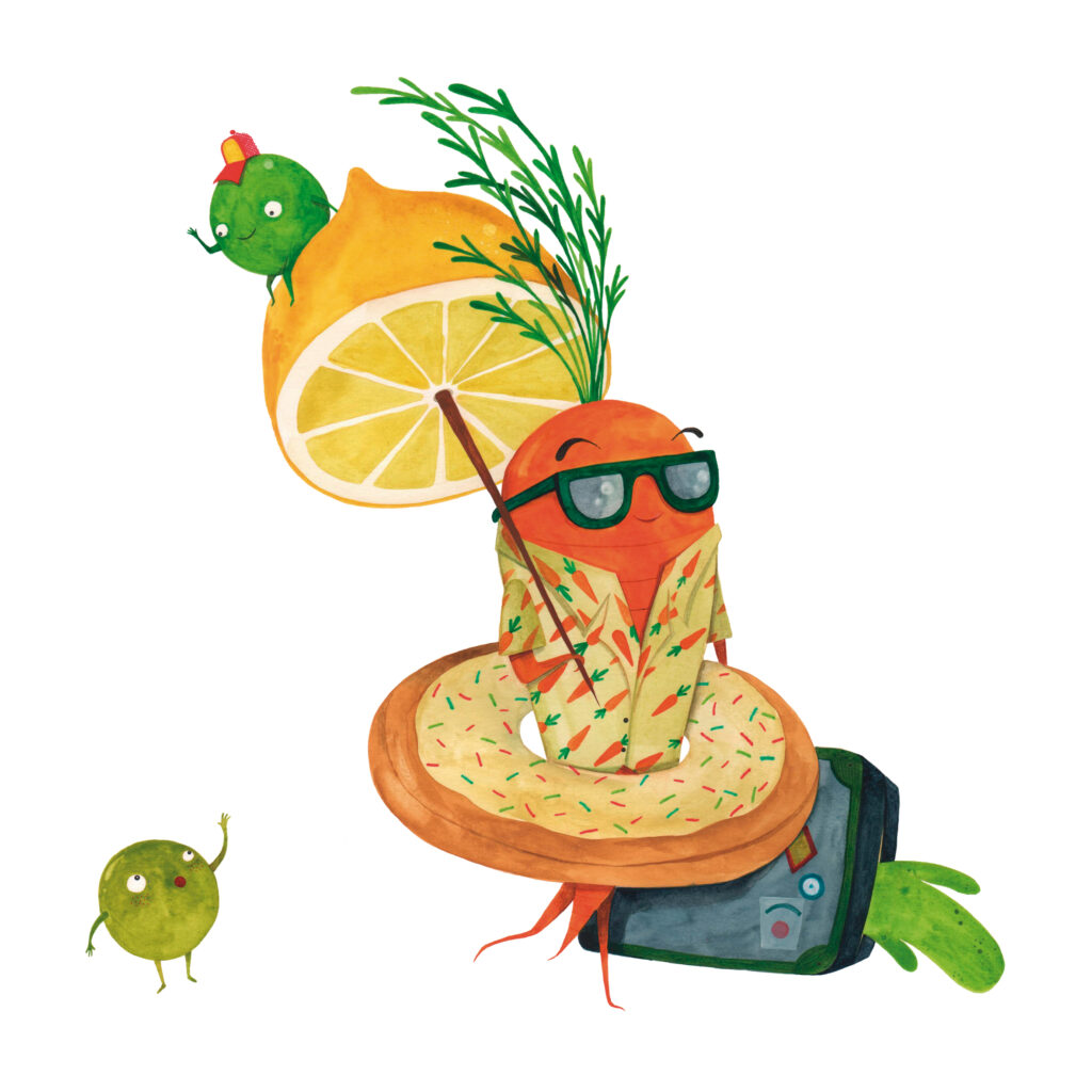 LA REBELION DE LAS VERDURAS ZANAHORIA