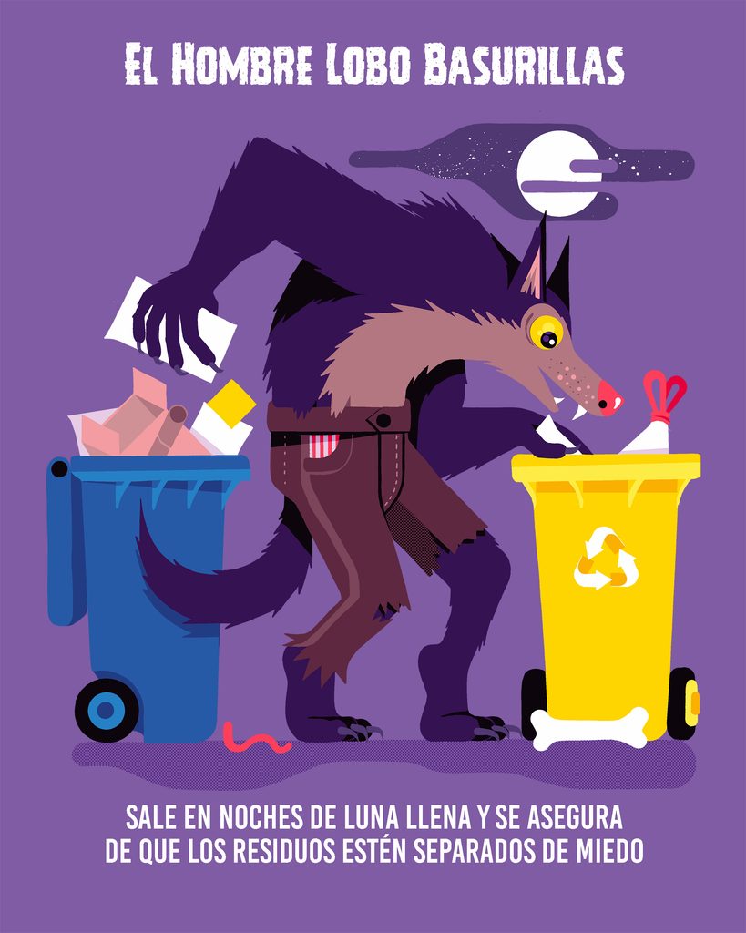 EL HOMBRE LOBO BASURILLAS 1